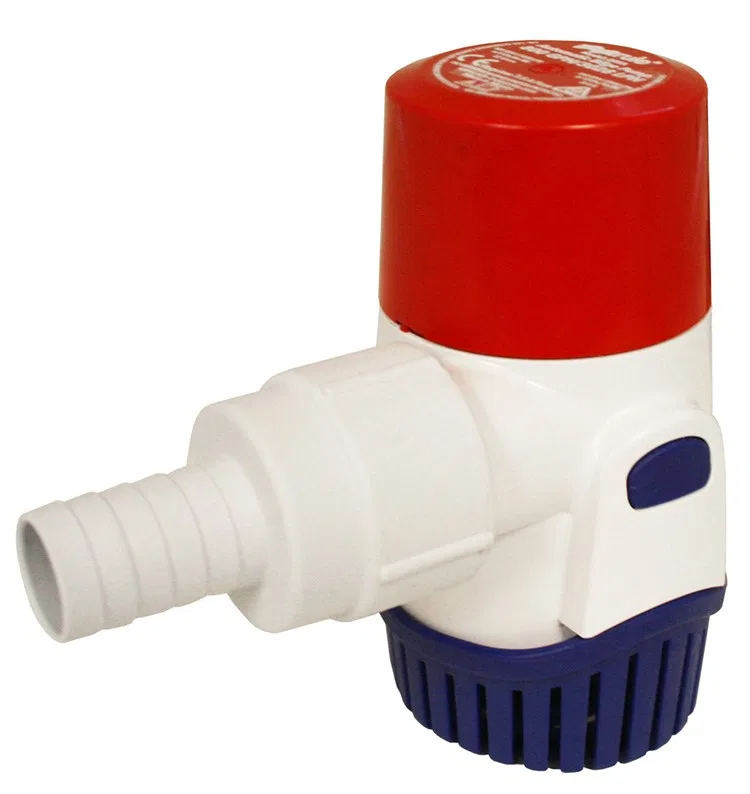 20SA – RULE Bilge Pump, Automatic Submersible 800 Gallon Per Hour Flow Rate 3/4 Inch Hose 2.9 Inch Width x 4.7 Inch H...